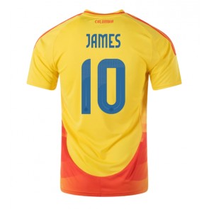 Colombia James Rodriguez #10 Replika Hjemmebanetrøje Copa America 2024 Kortærmet